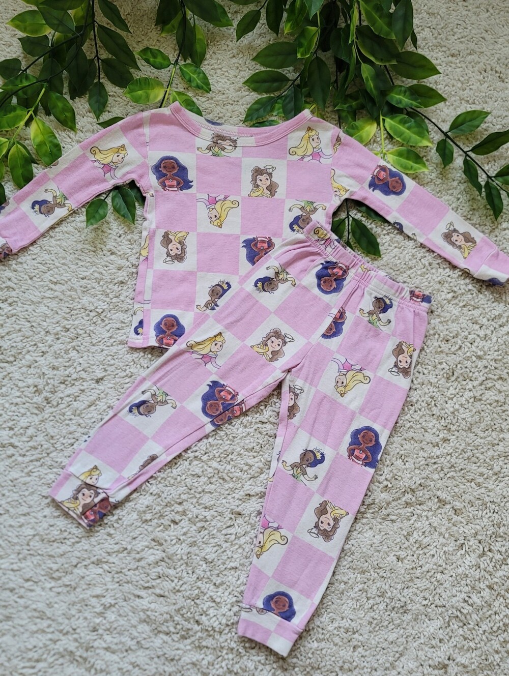 Toddler Girl Princess Pajamas (4T)